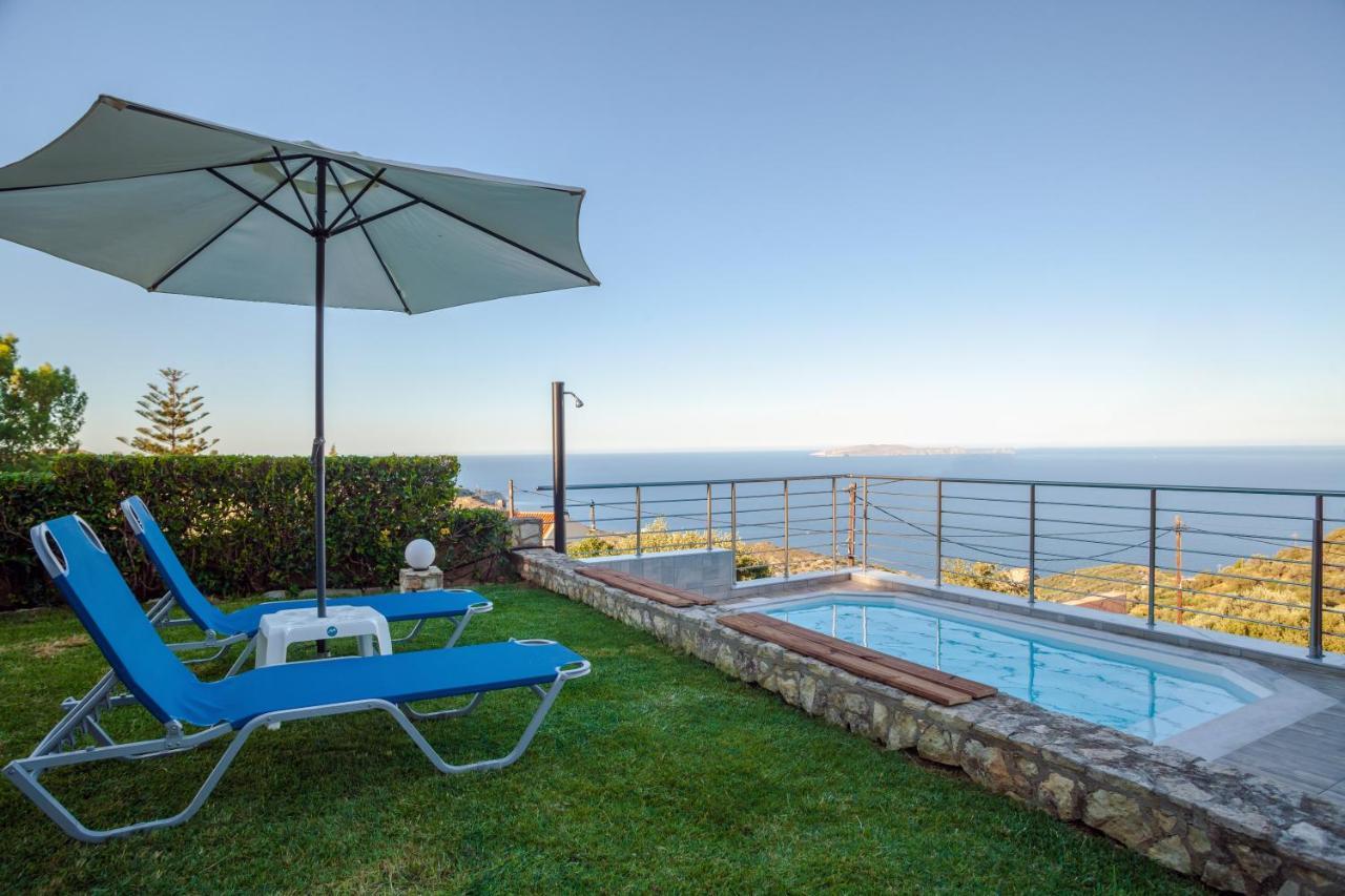 Panorama Traditional House With Private Pool Rodhia  Exterior photo