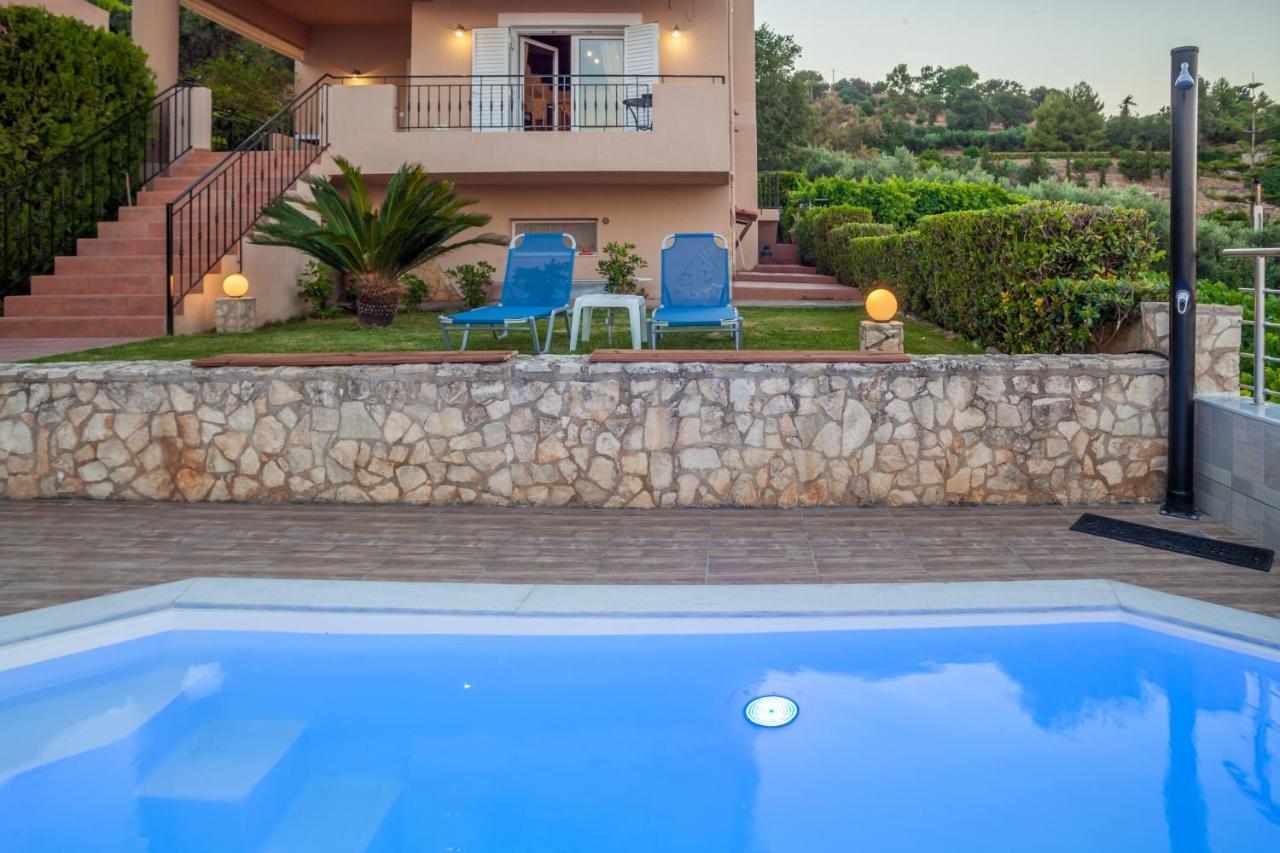 Panorama Traditional House With Private Pool Rodhia  Exterior photo