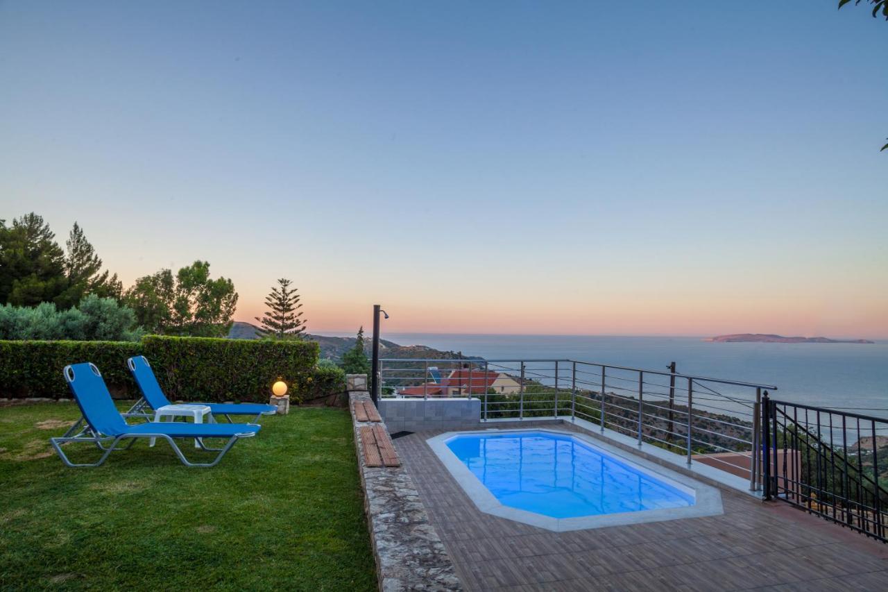 Panorama Traditional House With Private Pool Rodhia  Exterior photo