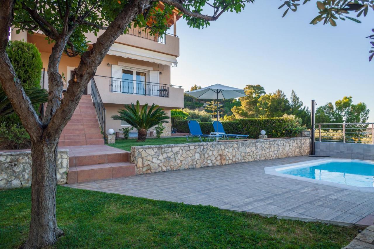 Panorama Traditional House With Private Pool Rodhia  Exterior photo