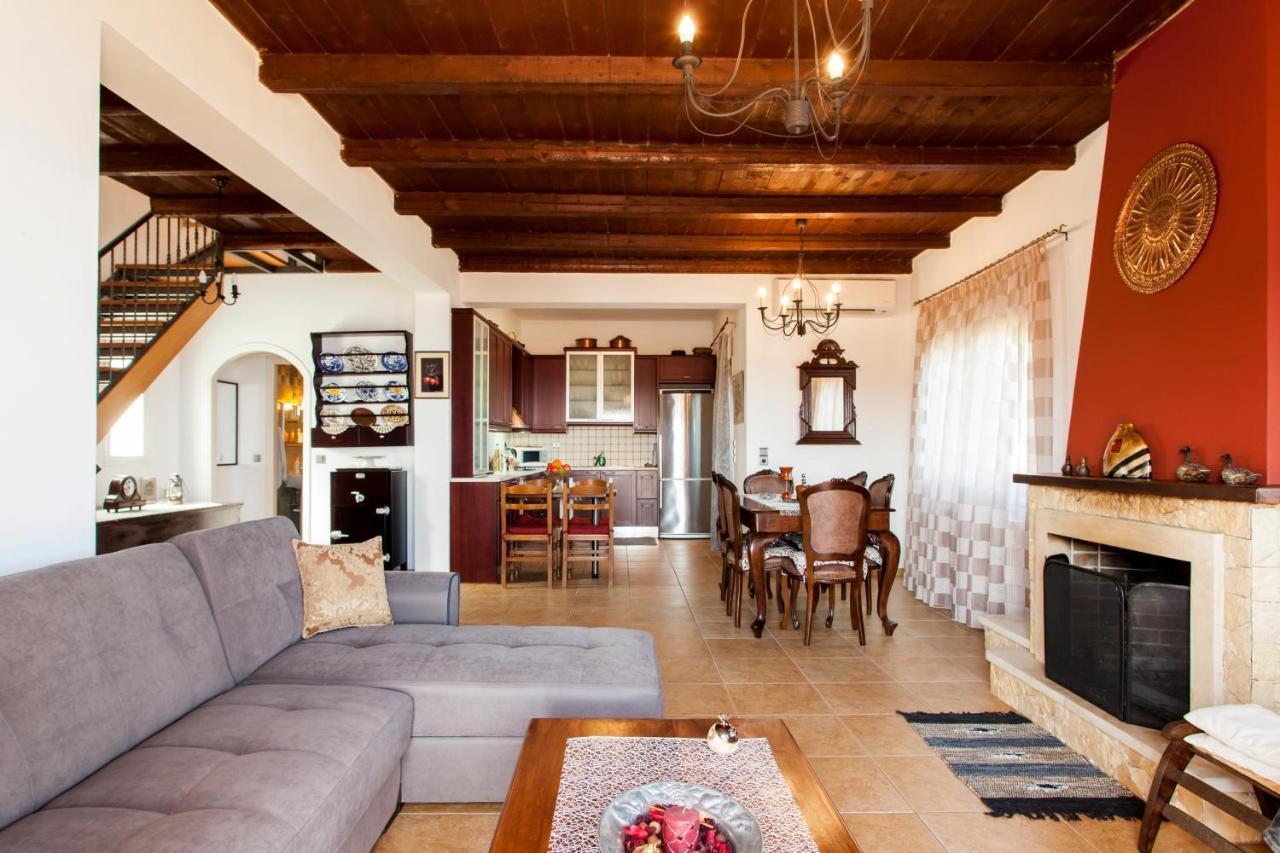 Panorama Traditional House With Private Pool Rodhia  Exterior photo